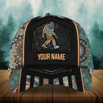 Max Corners Bigfoot Camping Unique Pattern Art Custom 3D Cap