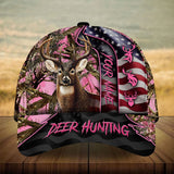 Maxcorners Unique Loralle US Deer Hunting Personalized Hats 3D