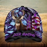 Maxcorners Unique Loralle US Deer Hunting Personalized Hats 3D