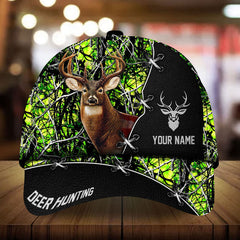 Maxcorners Loralle Premium Deer Hunting Personalized Hats 3D
