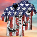 Maxcorners Fishing American Basic Style Hawaiian Shirt