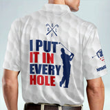 Maxcorners Golf Premium I Put It in Every Hole Personalized Name All Over Printed Shirt