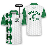 Maxcorners Golf Premium Just Tap It In Crazy Personalized Name All Over Printed Shirt