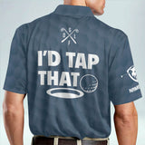 Maxcorners Golf Premium I'D That Tap Personalized Name All Over Printed Shirt