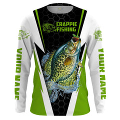 Maxcorners Crappie Fishing Jerseys Crappie Custom Name 3D Shirts