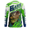 Maxcorners Personalized Bass Master Fishing Jerseys Largemouth Bass 3D Shirts