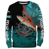 Maxcorners Redfish Puppy Drum Fishing Customize Name All Over Print Shirts