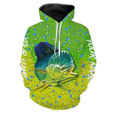 Maxcorners Mahi Mahi Fishing Skin Customize Name 3D Shirts