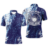 Max Corner Bowling Balls And Pins Bowling Blue Graffify Pattern Custom Name And Team Shirt