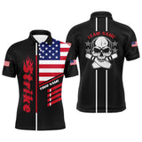 Max Corner American Flag Men Patriot Bowling Jerseys Custom Name And Team Shirt