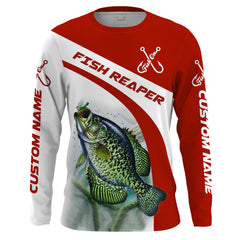 Maxcorners Crappie Fishing Fish Reaper Custom Fishing Shirts