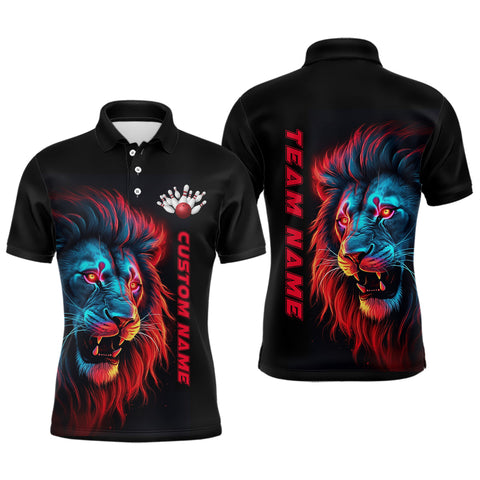 Max Corner Colorful Lion Bowling custom name and team Shirt