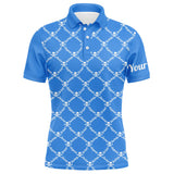 Max Corner Mens golf polo shirt swing swear drink repeat golf skull custom name golf wear for mens