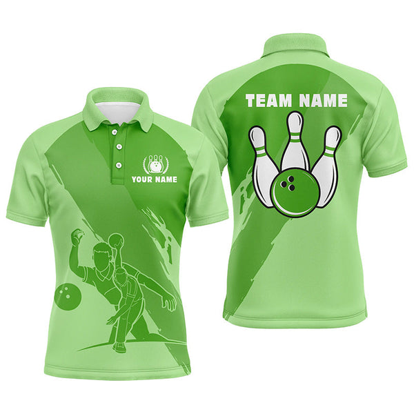 Max Corner Green Graffity team bowling Custom Name And Team Shirt