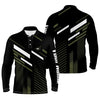 Max Corner Mens Golf polo shirts custom name black green plaid golf outfit men, men's golf clothes