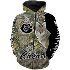 Maxcorners Coyote Trapping Custom Name All Over Printed Shirts