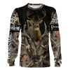 Max Corner Whitetail deer hunting Deer antlers camo Custom Name 3D full printing Shirt Gift For Hunter