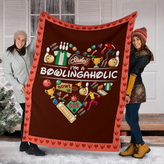 Maxcorners I'm A Bowlingaholic Blanket