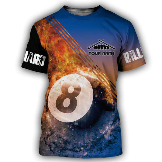 Maxcorners Billiard Pool Personalized Unisex Shirt