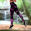 Maxcorners  Bass Fishing Country Girl Camo Combo Legging Camisole Tank
