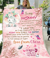 Maxcorners Mother's Day To My Mommy Personalized Name 3D Over Printed Blanket
