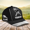 Maxcorners Billiard Lover Personalized Name 3D Over Printed Cap