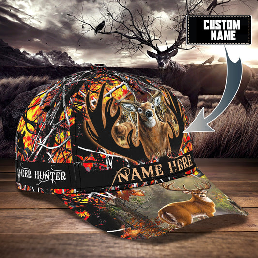 Maxcorners Personalized Deer Hunter Camo Classic Cap hm41
