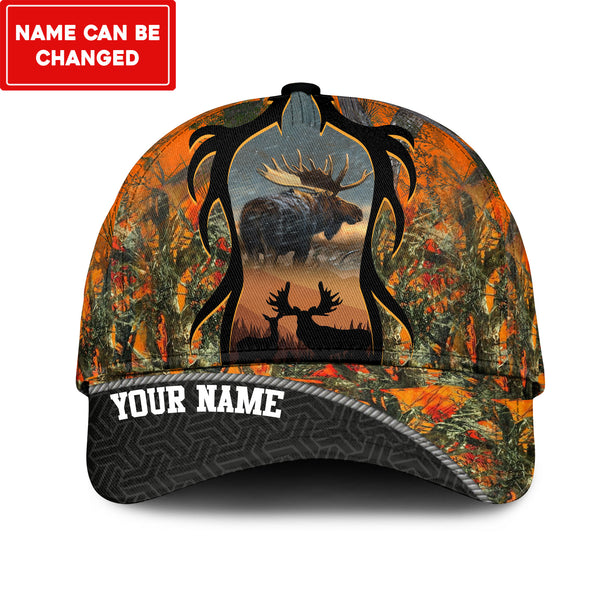 Maxcorners Moose Hunting Multicolor Personalized Cap