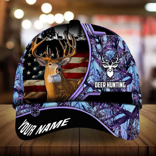 Maxcorners The Best Baer Deer Hunting Personalized Hats 3D