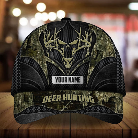 Maxcorners Custom Name Premium Becherer Deer Hunting Hats 3D SB