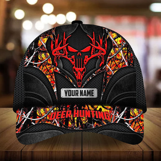 Maxcorners Custom Name Premium Becherer Deer Hunting Hats 3D SB