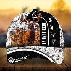Maxcorners Deer Hunting Personalized Cap 3D