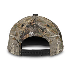 Maxcorners Personalized Hunting Deer Camo In Antler Classic Cap HM38