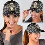 Maxcorners Personalized Deer Skull Hunting Camo Classic Cap HM25