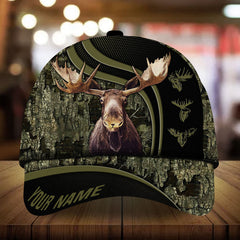 Maxcorners Moose Hunter Personalized Cap