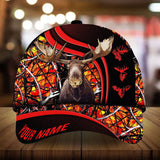 Maxcorners Moose Hunter Personalized Cap