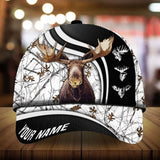 Maxcorners Moose Hunter Personalized Cap