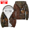 Maxcorners Deer Hunting Personalized Name 3D Over Printed Hoodie