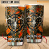 Maxcorners Premium Filipo Ali Deer Hunting Personalized Name Tumbler Multicolor