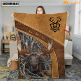 Maxcorners Personalized Moose Hunting Blanket