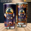 Personalized Native Wolf Tumbler