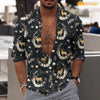 Maxcorners Deer Casual Shirt Black