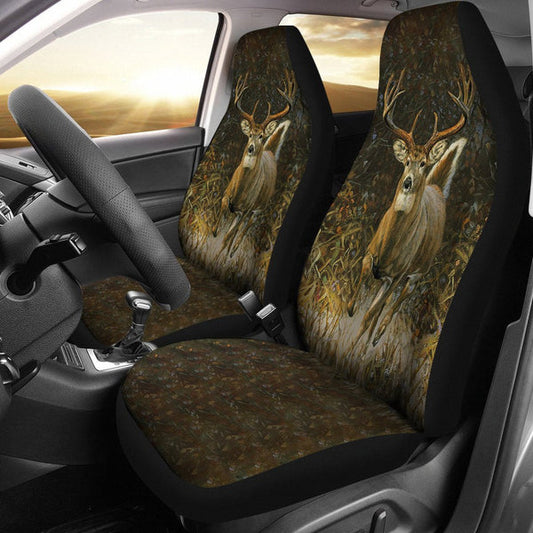 Maxcorners Tailed Deer Huning Car Seat Cover