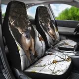 Maxcorners Deer Hunting Zipper Camo Car Seat Cover