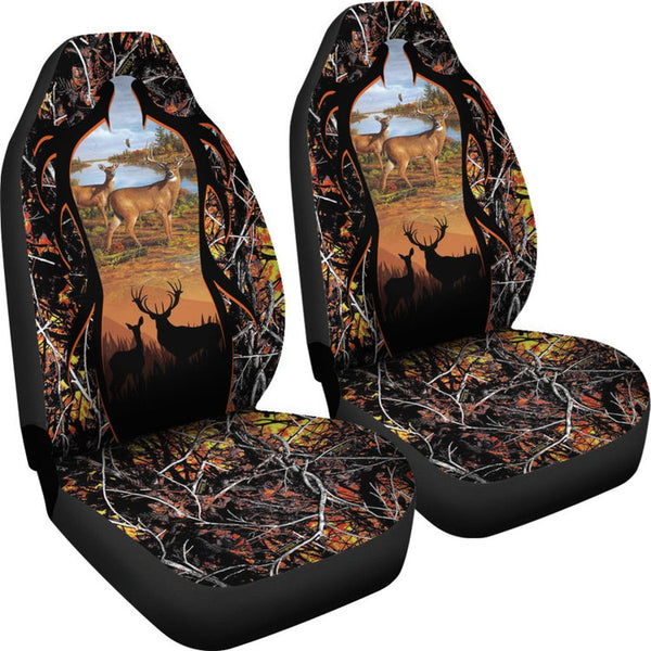 Maxcorners Deer Hunting Camo Car Seat Cover