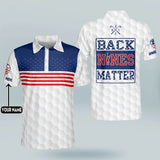 Maxcorners Golf Premium Back Nine Matter Personalized Name All Over Printed Shirt
