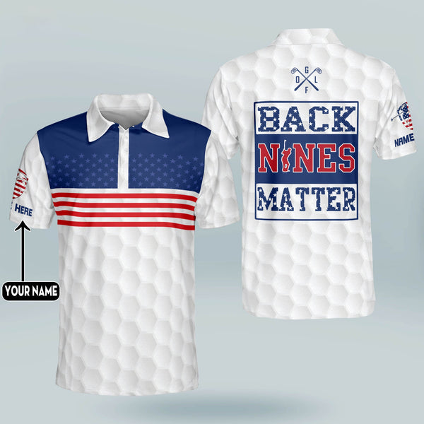 Maxcorners Golf Premium Back Nine Matter Personalized Name All Over Printed Shirt