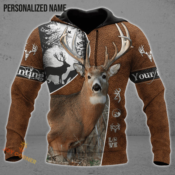 Maxcorners Customized Name Hunting 3D Design All Over Printed