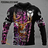 Maxcorners Customized Name Love Hunting 3D All Over Printed