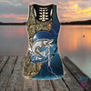 Maxcorners Northern Pike Fishing Gear Blue Tattoo Camo
